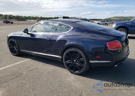 2013 Bentley Continental Gt Speed from USA, damaged, VIN SCBFC7ZA4DC084868